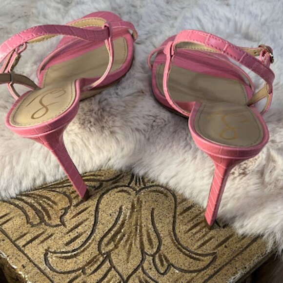 🎩🗝️ NWT $130 NWOB -  Sam Edelman Pink Doran Strappy Sandal - Picture 4 of 5